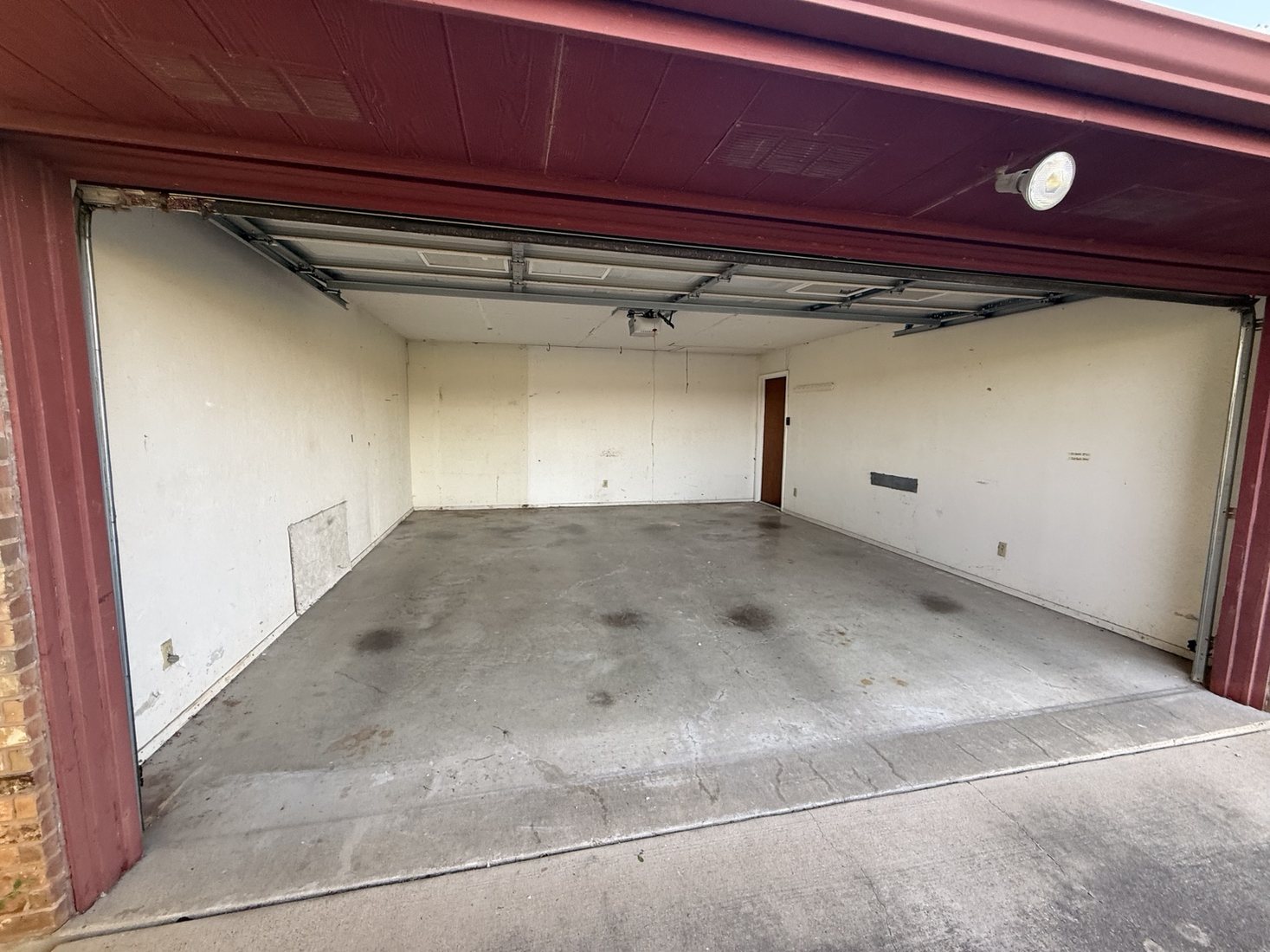 Garage after cleanout