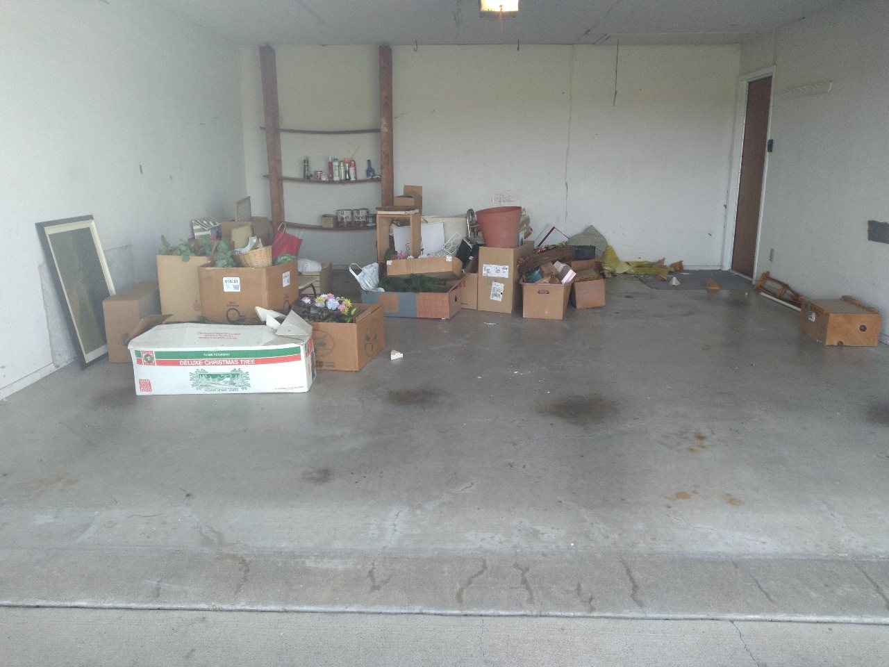 Garage before cleanout